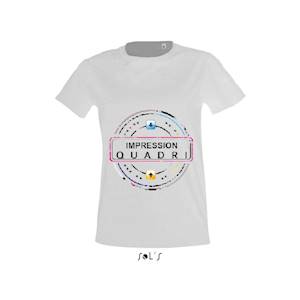 Finitions : Impression numérique quadri sur t-shirt blanc femme Sol's modèle Impérial Fit. Avantages : L'impression numérique haute définition permet un rendu de couleur exceptionnel. Exemples d'utilisation : Vêtements de travail, évènementiels ... C... 